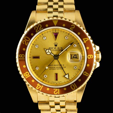 rolex gmt gold vintage|pre owned rolex gmt.